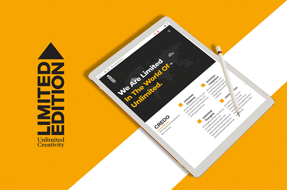 Unlimited creativiy – Limited edition Unlimited creativiy – Limited edition