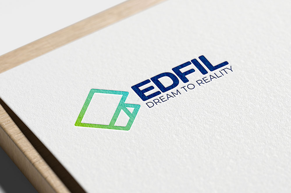 Edfil logo designed by best logo designers in Calicut