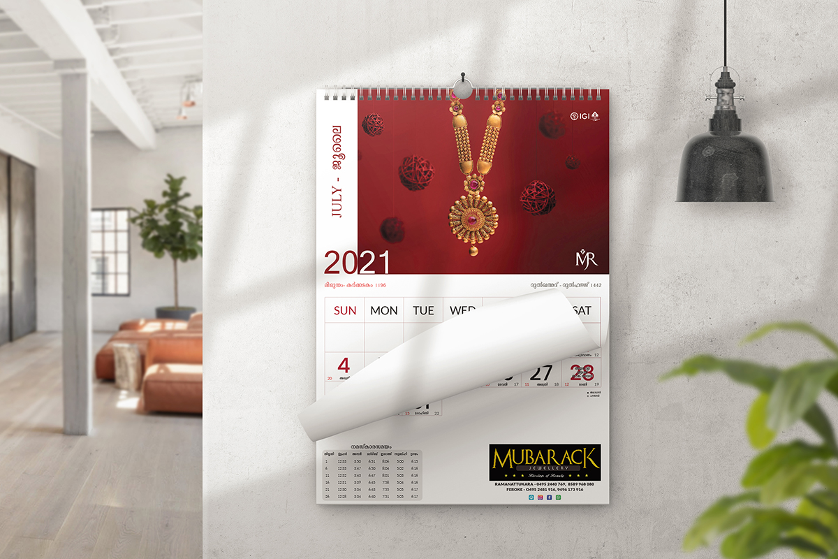 creative calendar design agency services in calicut kerala